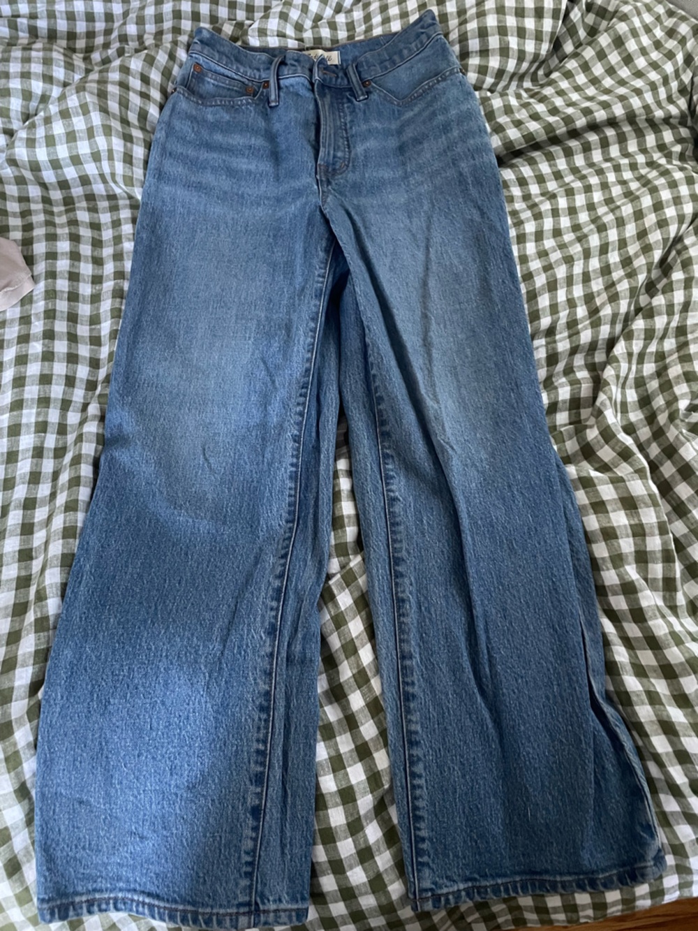 Madewell wide leg jeans